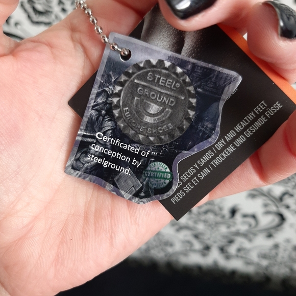 Alchemy England Steelground Heeled Ankle Boots - Picture 8 of 8